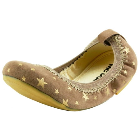 Mocha Suede Footwear - The Doll Maker Stars Suede Ballet Flat-TD171022C-6