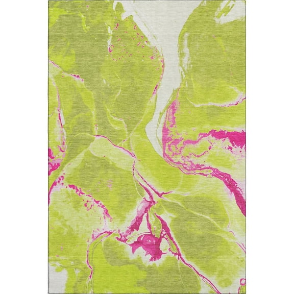 Dalyn Rugs Premium Machine Washable Mayfield AMF1005 Lime 2'6" x 3'10" Rug