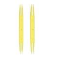 thumbnail image 1 of Uxcell Weaving Knitting Shuttle 85x6.8x2.8mm Shuttles de plástico, paquete de 2 en amarillo, 1 of 4