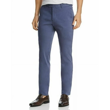 Bloomingdale's WASHED BLUE Tailored Fit Chinos Pants, US 38x30