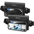 thumbnail image 1 of IP68 Waterproof Fanny Pack - 2 Pack, Floating Dry Bag Pouch, Phone Waterproof Waist Pouch Dry Bag, Beach, Kayaking, Swimming, Boat Essentials, for iPhone 16/15/14/13/12 Pro Max up to 9.5", 1 of 5