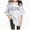 A17-White, variant on Women T-Shirt Casual Loose Solid Color Short Sleeve Tees with Crew Neck and Sleeved Drop