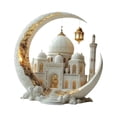 thumbnail image 4 of Decoración acrílica para Ramadán, soporte de escritorio plano 2D para coleccionar obras de arte con base estilo G, 4 of 9