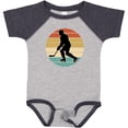 thumbnail image 3 of Inktastic Hockey Player Retro Sunset Boys or Girls Baby Bodysuit, 3 of 5