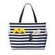thumbnail image 1 of Fotbe Navy Blue And White Stripes Bolsa de Viaje para Playa - Resistente al Agua, Bolsa Tote de Gran Capacidad y Ligera con 7 Bolsillos para Mujeres y Hombres, 1 of 7