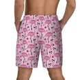 thumbnail image 2 of Rocae Cute Watermelon Flamingo for Men's Swim Trunks Quick Dry With Two Side Pockets and One Lined Patch PocketSmall, 2 of 9