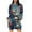 Blue, variant on Taqqpue Halloween Print Hoodie Dress for Women Ghost Pumpkin Witch Mini Dresses Halloween Costume Long Sleeve Outfit Cosplay Halloween Party Dress with Pockets