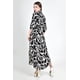 thumbnail image 3 of Vestido camisero de lino estampado Roman Fashion /Juvenil, 2154 (Negro) negro CH, 3 of 4