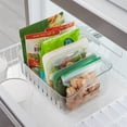 thumbnail image 5 of YouCopia FreezeUp Freezer Bin 12", Clear Fridge Storage Organizer with Adjustable Dividers and Handles, 5 of 5