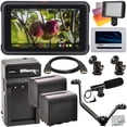 thumbnail image 1 of Atomos Ninja V 5" 4K HDMI Recording Monitor Essential Accessory Bundle: Crucial MX500 500GB Solid State Drive, 2x Extended Life Replacement F975 Batteries & More, 1 of 10