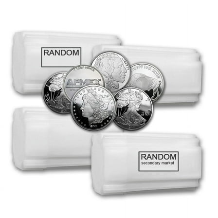 1 oz Silver Round - Secondary Market (Lot of 100) - Walmart