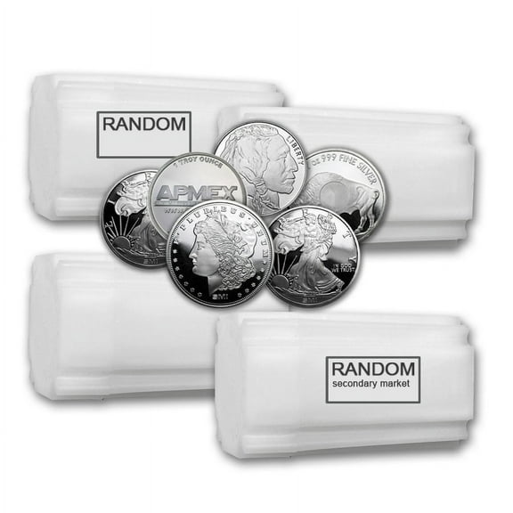 1 oz Silver Round - Secondary Market (Lot of 100) - Walmart