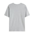 thumbnail image 3 of Camiseta de manga corta con estampado de planeta espacial para hombre, informal, a la moda, con cuello redondo Pompotops  oipoqjl33924, 3 of 3