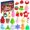 Hot Pink, variant on Stress-Relief Finger Squeeze Countdown Christmas Blind Box Christmas Mochi Squishy Toys for Kids Adults Stress Relieve Chrisrmas Party Favors Stocking Stuffers Hot Pink