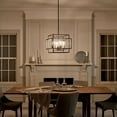 thumbnail image 2 of Kichler 43984BK Taubert 18" 4-Light Pendant in Black, 2 of 6