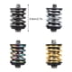 thumbnail image 3 of Sonducket Amortiguador trasero, piezas universales para ciclismo al aire libre, accesorios para amortiguadores de bicicleta, componente Ciclismo Plata, 3 of 6