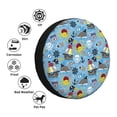 thumbnail image 4 of Goofa Pirate Marine Animals Pattern Universal Tire Cover for Jeep, SUV, Truck, and Trailer – Waterproof, UV-Resistant,Easy to Install, Fits 14"-17" Tires-15 inch, 4 of 6