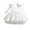 White*, variant on RUTAYY Girls Dress Solid Color Sleeveless Bow Shoulder Strap Satin Party Gown White Breathable Comfortable Classic Versatile Dresses