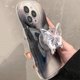 thumbnail image 2 of Butterfly Phone Case for iPhone 15, Cute Korea Clear Black Gradient 3D Butterfly Phone Cover with Butterfly Hold Stand for Women Girls, 2 of 4