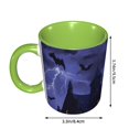 thumbnail image 2 of Halloween Coffee Mug, Halloween Bat Castle Ceramic Tea Cups Halloween Party Cups for Hot/Cold Beverages, Cute Coffee Cups for Kitchen Holiday Gift Coffee Bar Accessories, 2 of 6