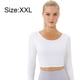thumbnail image 2 of Chaqueta deportiva para mujer, para correr, entrenamiento, fitness, yoga, manga larga, ajustada, con orificios para los pulgares, M, 216, 2 of 7