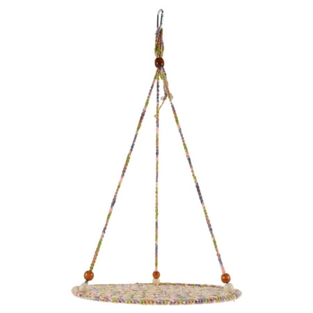 MOKKHNB Reptile Hammock For Bearded Dragon Cage Accessories Light Brown 1 Set