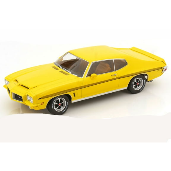 KK Scale 1972 Pontiac LeMans GTO Yellow 1:18