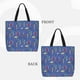 thumbnail image 2 of Fotbe New-York City Bolsa Tote con Estampado para Mujer, Bolsos con Cremallera, Bolsa de Hombro Casual de Gran Capacidad con Bolsillos Internos, 2 of 7