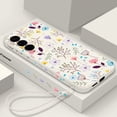 thumbnail image 2 of Funda de lujo con cordón y estampado de flores para Samsung Galaxy, cubierta de silicona Ultra, A55, A54, 5G, A35, A25, A15, A14, A34, A52, S21 FE, S22, S23, S24, 2 of 4