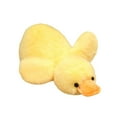 thumbnail image 2 of 25.6-Inch Jumbo Pink Duck Plush Toy - Giant Soft Stuffed Animal with White Hair, Huggable Pillow for Kids Room Decor, Big Gift for All Ages Yellow, 2 of 9