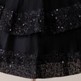 thumbnail image 4 of RMGVDSD Girls Birthday Dress Sequins Tiered Tutu Princess Dresses Flower Girl Wedding Party Gown Formal Dress Holiday Celebration Preppy Casual Pants, 4 of 8