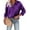 Purple, variant on Zeagoo Blouses for Women Dressy Casual Long Sleeve Stain Silk Button Down Shirts Busines Dressy Fall Top