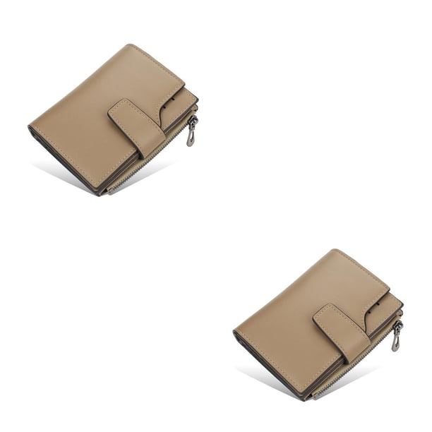 Minnieouse Carteras de moda para mujer, tarjetero de diseño corto de cuero PU, monedero con cremallera, bolso de estilo Simple, monedero, bolso Type6 NO6