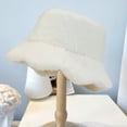 thumbnail image 3 of Women's Faux Fur Bucket Hat Winter Warmer Fisherman Cap, 3 of 7