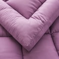 thumbnail image 5 of Desirable Life Extra Thick Full Mattress Topper Pillow Top Mattress Protector Cover with 3 inch Down Alternative Fill Microfiber Soft and Breathable, Purple, 5 of 10