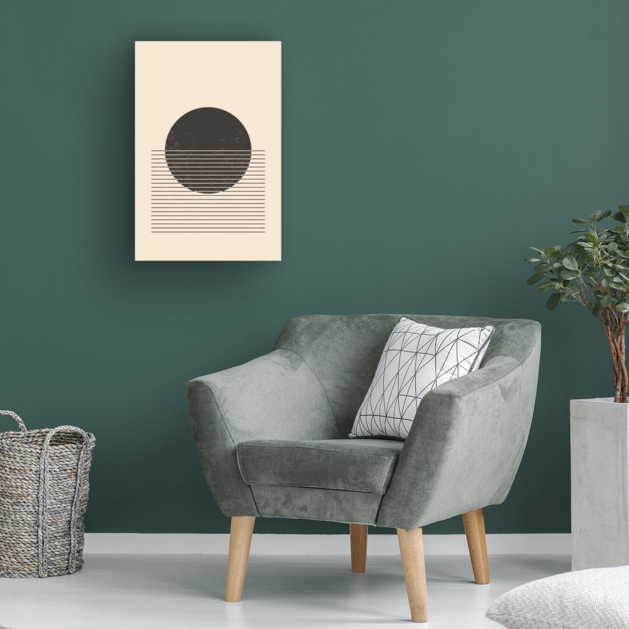 Trademark Fine Art jay stanley Black and White Line Series 1 Canvas Wall Art