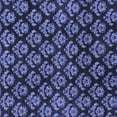 thumbnail image 1 of Ahgly Company Machine Washable Indoor Square Abstract Blue Modern Area Rugs, 8' Square, 1 of 4