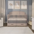 thumbnail image 3 of Dream On Me Storybrooke 5 in 1 Convertible Crib with Under Drawer, Almond Butter, 3 of 7