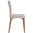 thumbnail image 3 of Manhattan Comfort Chaise d'Appoint Rembourrée Charles en Beige Foncé, 3 of 6