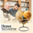thumbnail image 5 of Colorfull Sparrow In Autmn Heart Shaped Keepsakes For Ashes - Funeral Urns For Adult Ashes Women Memorial Keepsakes For Ashes - Decorative Little Urns For Human Ashes (Size -3Inch,1Pcs), 5 of 5