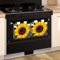 thumbnail image 2 of 2 Pcs Funny Kitchen Towels,Sunflower with Bees and Checkered Background Microfiber Dish Towels,Kitchen Tea Towels,Kitchen Towel Set (18" X 26"), 2 of 3
