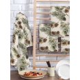 thumbnail image 2 of Sage Green Christmas Kitchen Dish Towels for Drying Dishes Set of 3, Rustic Pine Cones Xmas Botanical Waffle Weave Microfiber Hand Tea Bathroom Towels Quick Dry & Absorbent Towel 15.7x23.6, 2 of 7