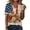 Blue, variant on MEICHEN Lidies' Patriotic Graphic Tees Tops Summer Printed Short Sleeve Blouses America 250th Anniversary Casual V Neck T Shirt