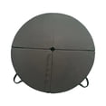 thumbnail image 3 of Estera protectora para baile en barra, redonda con asas, acolchado, cojín anticaída, esterilla protectora para deportes, entrenamiento de baile, gimnasia y Negro, 3 of 8