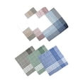 thumbnail image 2 of pitrice Pocket Square Handkerchiefs Men Handkerchiefs Formal Events Stylish Lightweight Attractive Gentlemen Gift Plaid Foldable, 2 of 6
