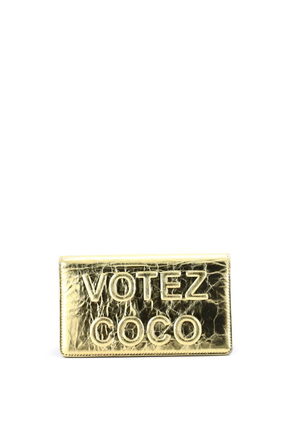 Pre-Owned Votez Coco Bifold Wallet Embossed Leather By Rebag