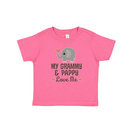

Inktastic My Grammy and Pappy Love Me Grandchild Gift Baby Boy or Baby Girl T-Shirt