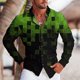 thumbnail image 1 of Nuevas camisas de manga larga de moda para hombres, camisas casuales con estampado de rayas claras, blusas de manga larga con botones para hombres, ropa de alta calidad para hombres, 1 of 6