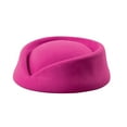 thumbnail image 2 of Ladies' Warm Solid Color Knit Basin Hat - Essential Cold Weather Accessory, Offers Comfort and a Simple, Chic Look ,Adding a Stylish Touch To Your Winter Outfits Hot Pink, 2 of 4