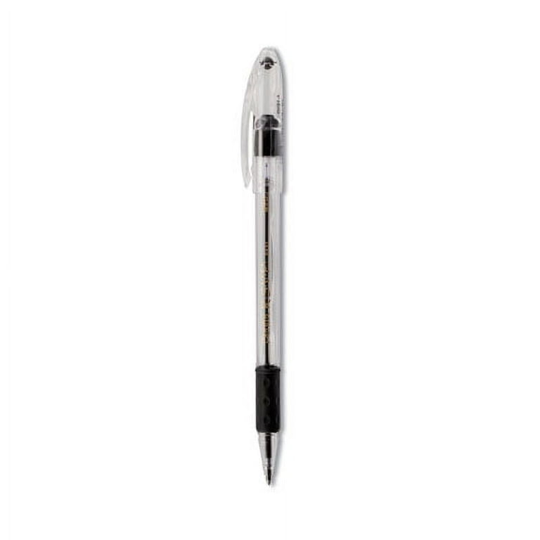 R.S.V.P. Ballpoint Pen, Stick, Medium 1 mm, Black Ink, Clear/Black Barrel, Dozen R.S.V.P. Ballpoint Pen, Stick, Medium 1 mm, Black Ink, Clear/Black Barrel, Dozen